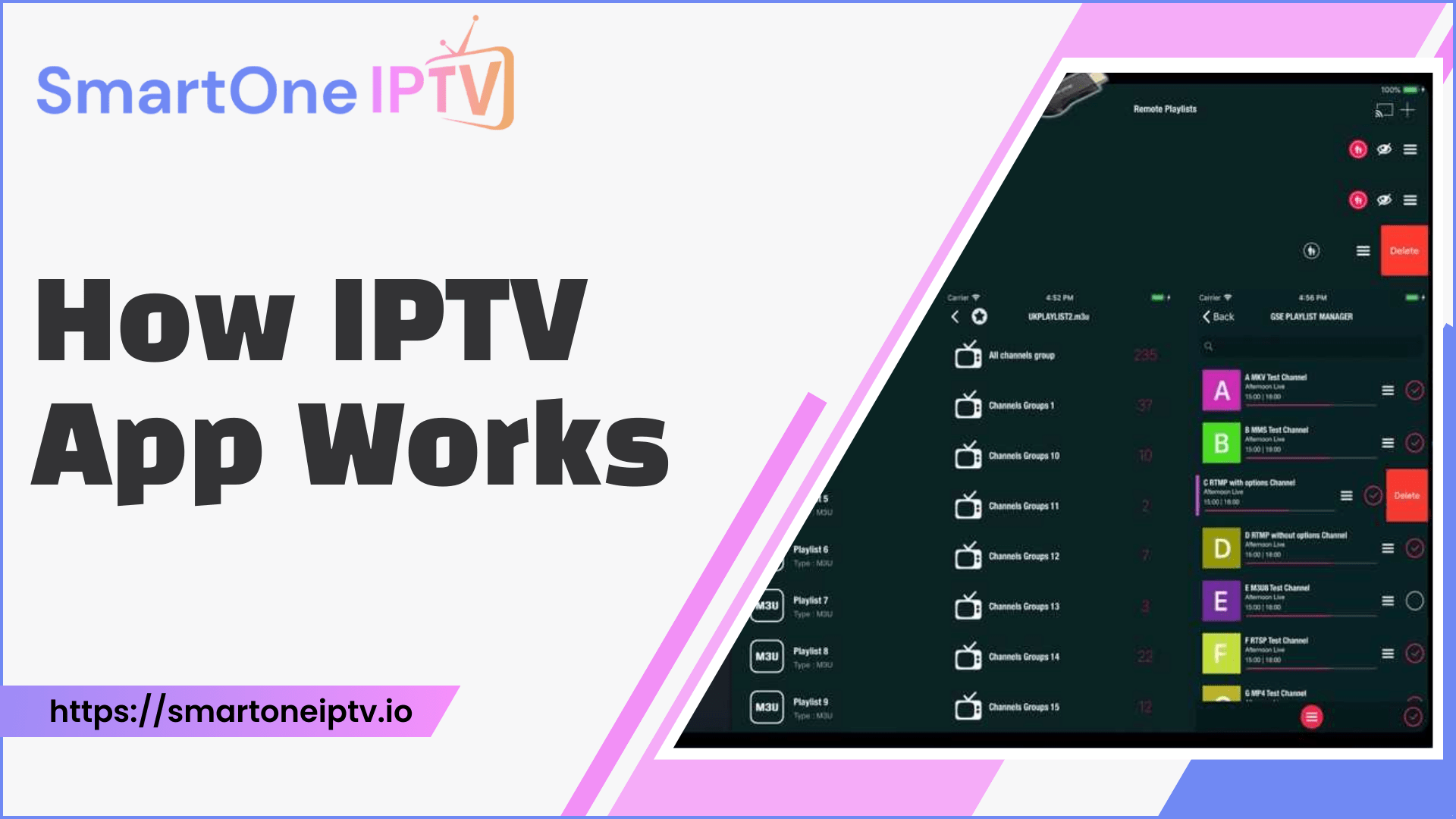 How IPTV App Works