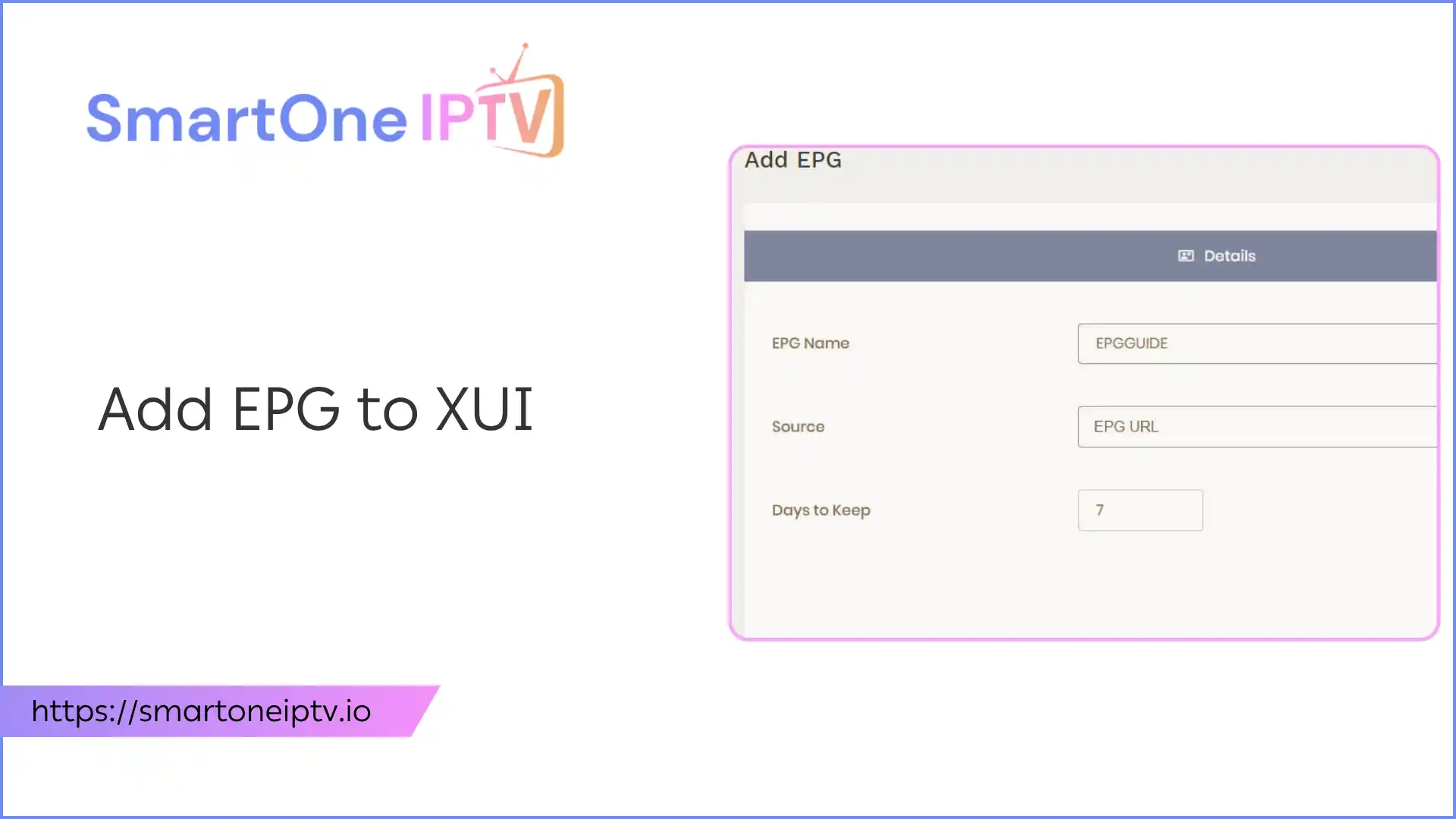 Add EPG To XUI