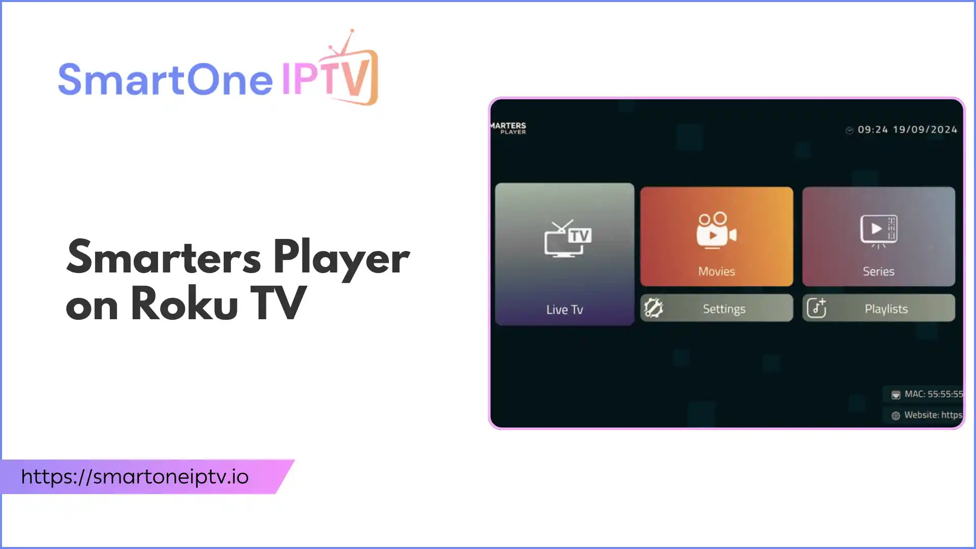 IPTV Smarters Player On Roku TV